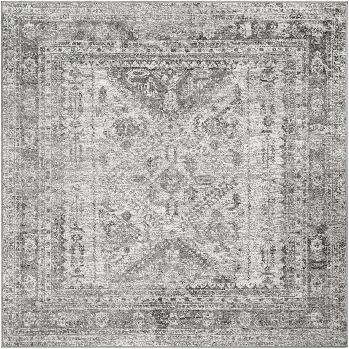 Hauteloom Nelsonville NELS White Machine Made Polypropylene Rug