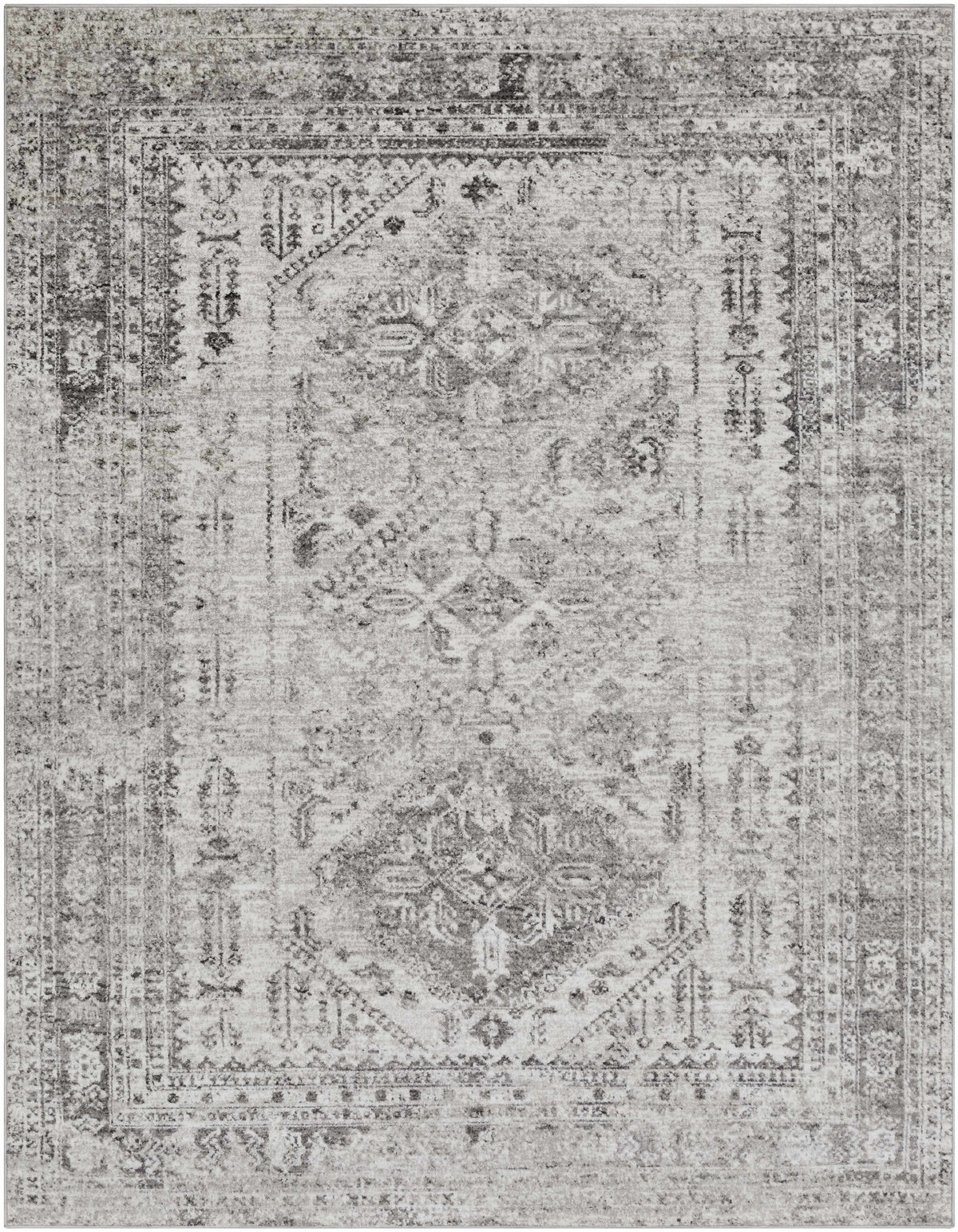 Hauteloom Nelsonville NELS White Machine Made Polypropylene Rug