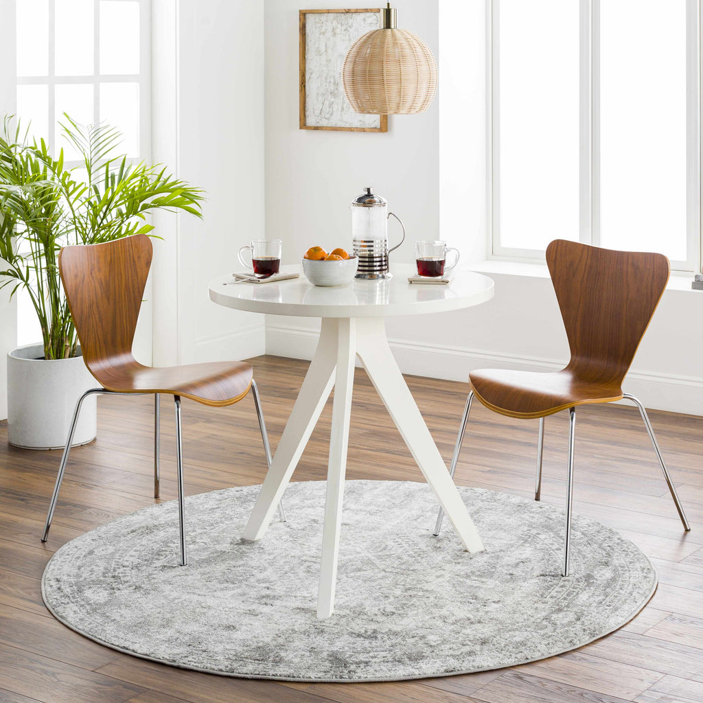 Hauteloom Nelsonville NELS White Machine Made Polypropylene Rug