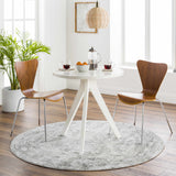 Hauteloom Nelsonville NELS White Machine Made Polypropylene Rug