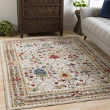 Hauteloom Neola NEO White Machine Made Polypropylene Rug