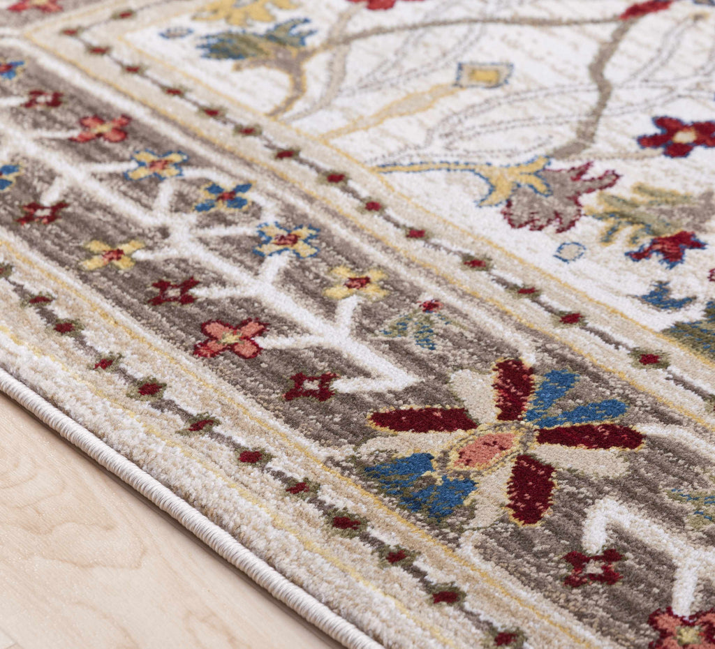 Hauteloom Neola NEO White Machine Made Polypropylene Rug