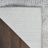 nourison central park west cep01 grey rug