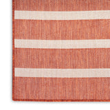 nourison positano pos03 terracotta ivory rug
