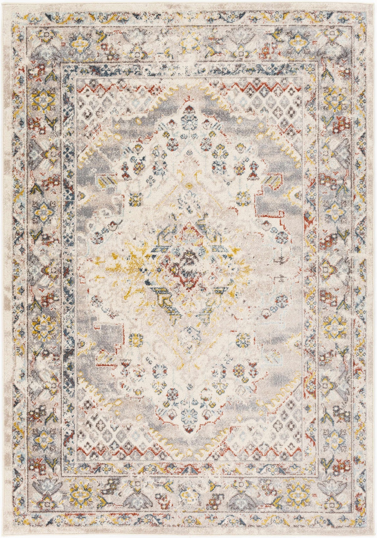 Hauteloom Newkirk NEWK Taupe Machine Made Polypropylene Rug
