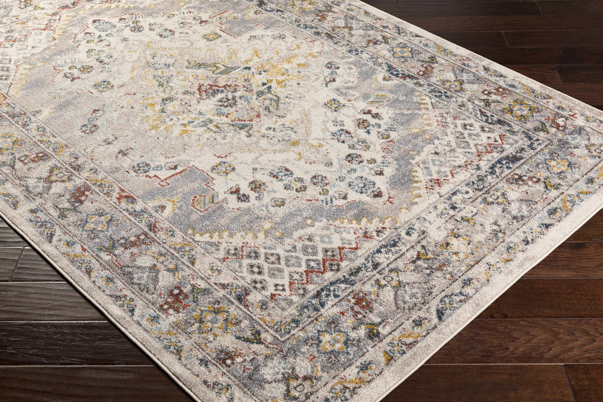 Hauteloom Newkirk NEWK Taupe Machine Made Polypropylene Rug