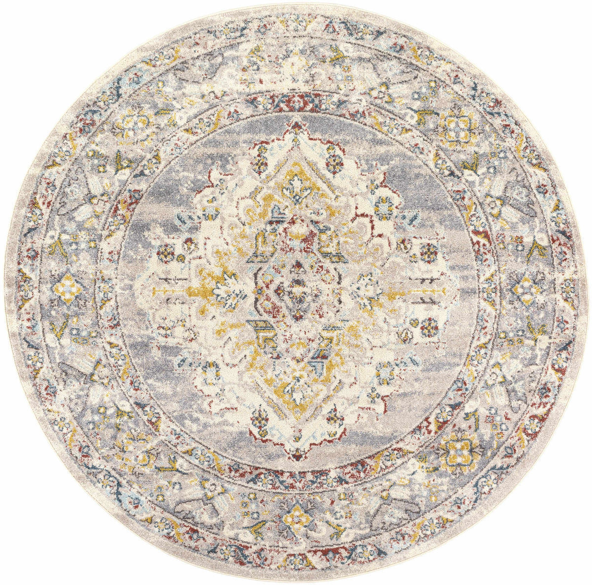 Hauteloom Newkirk NEWK Taupe Machine Made Polypropylene Rug