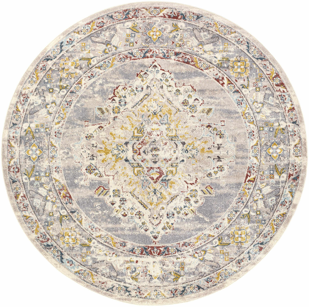 Hauteloom Newkirk NEWK Taupe Machine Made Polypropylene Rug