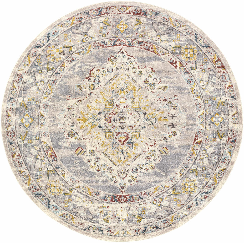 Hauteloom Newkirk NEWK Taupe Machine Made Polypropylene Rug