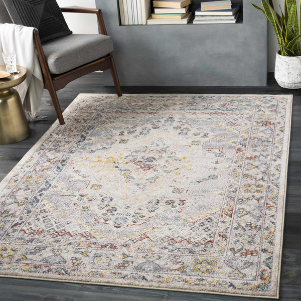 Hauteloom Newkirk NEWK Taupe Machine Made Polypropylene Rug