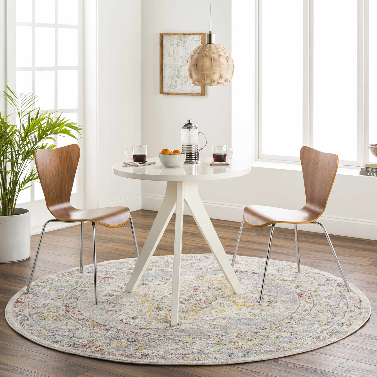 Hauteloom Newkirk NEWK Taupe Machine Made Polypropylene Rug