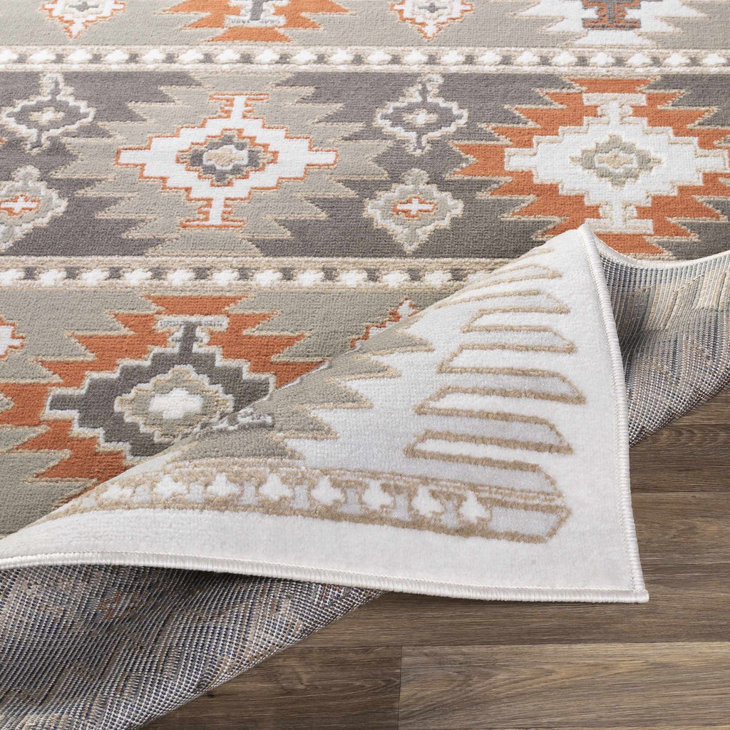 Hauteloom Newsoms NEWSO Silver Gray Machine Made Polypropylene Rug