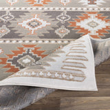 Hauteloom Newsoms NEWSO Silver Gray Machine Made Polypropylene Rug