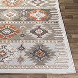 Hauteloom Newsoms NEWSO Silver Gray Machine Made Polypropylene Rug