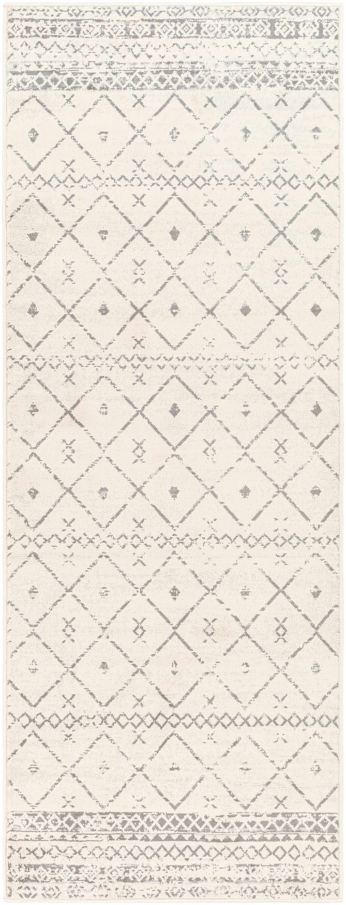 Hauteloom Newville NEWV White Machine Made Polypropylene Rug
