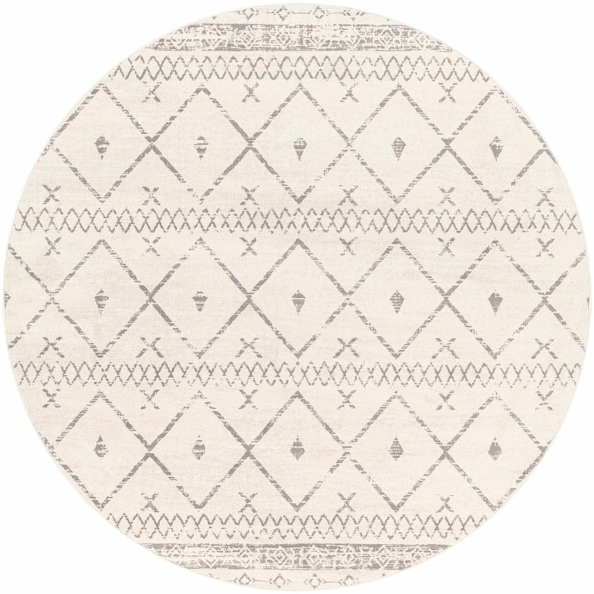 Hauteloom Newville NEWV White Machine Made Polypropylene Rug
