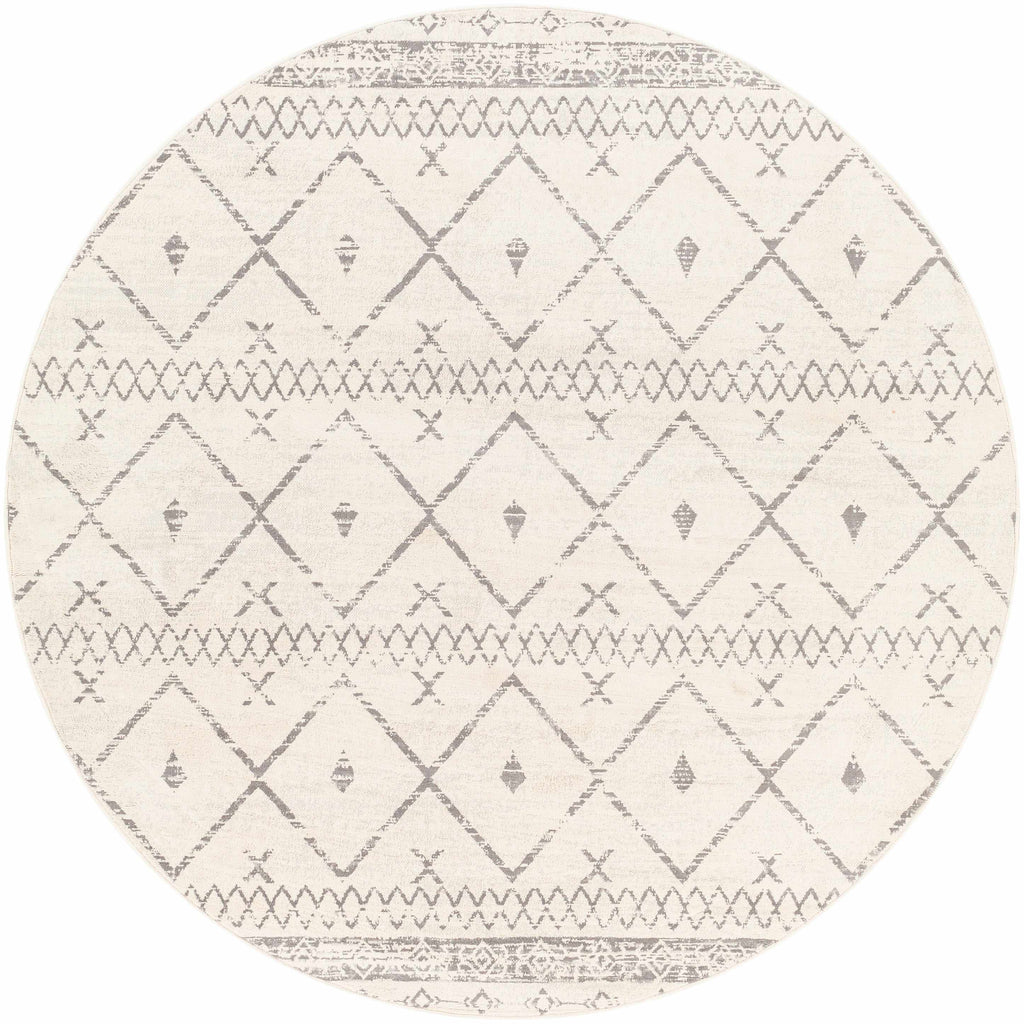 Hauteloom Newville NEWV White Machine Made Polypropylene Rug