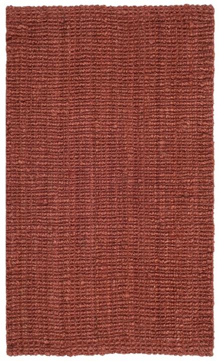 safavieh clearance natural fiber solid nf447c rust rug