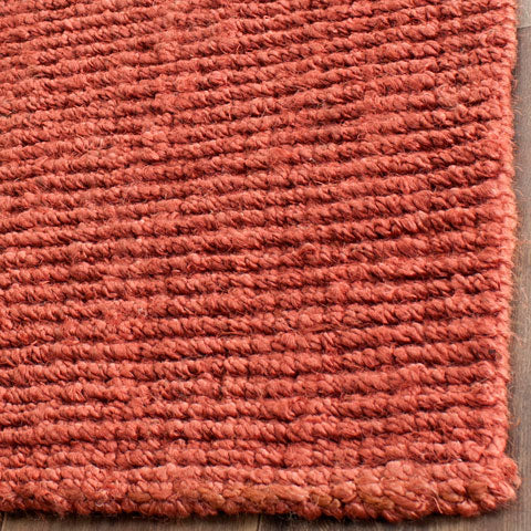 safavieh clearance natural fiber solid nf447c rust rug