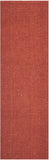safavieh clearance natural fiber solid nf447c rust rug
