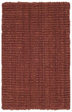 safavieh clearance natural fiber solid nf447c rust rug