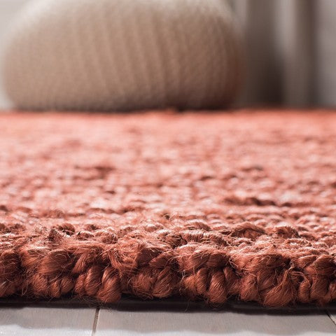 safavieh clearance natural fiber solid nf447c rust rug