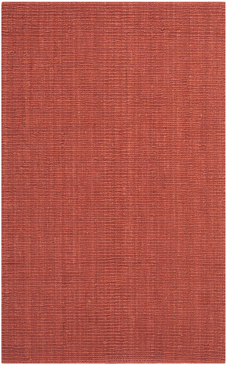 safavieh clearance natural fiber solid nf447c rust rug