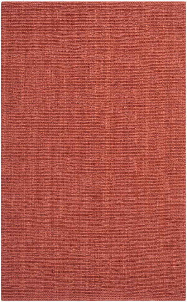 safavieh clearance natural fiber solid nf447c rust rug