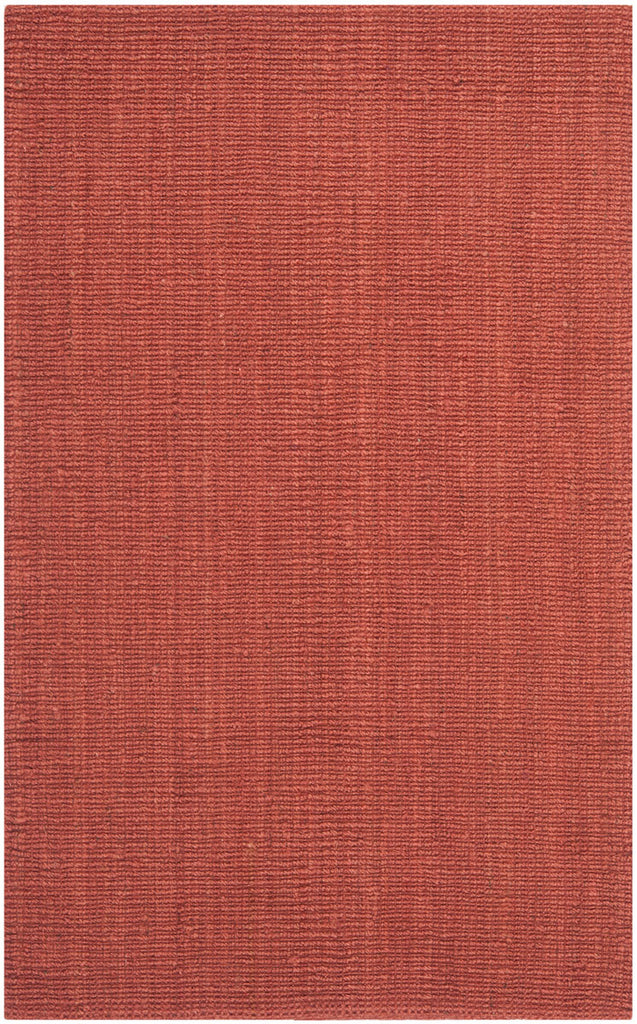 safavieh clearance natural fiber solid nf447c rust rug