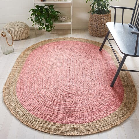 safavieh clearance natural fiber nf801p pink rug