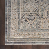 nourison lynx lnx01 ivory charcoal rug