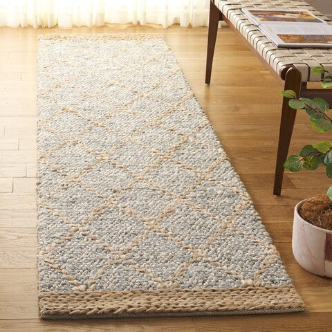safavieh clearance natural fiber nfb475f grey rug