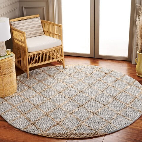 safavieh clearance natural fiber nfb475f grey rug