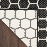 nourison twist reversible tws01 black rug
