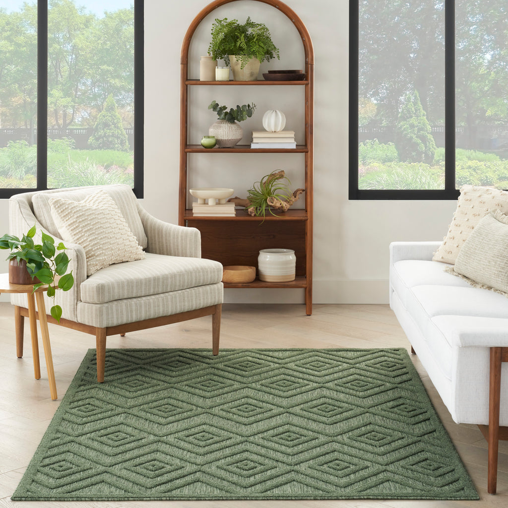 nourison versatile nrv01 green rug