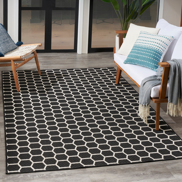 nourison twist reversible tws01 black rug