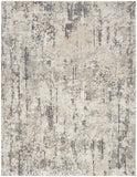 nourison quarry qua01 ivory blue grey rug