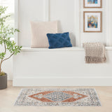 nourison astra machine washable asw11 grey multicolor rug