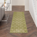 nourison nourison essentials nre04 green ivory rug