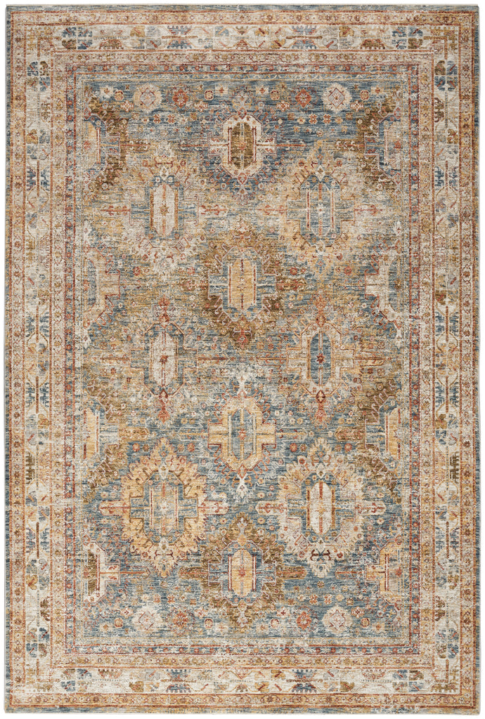 nourison sahar shr01 blue rug