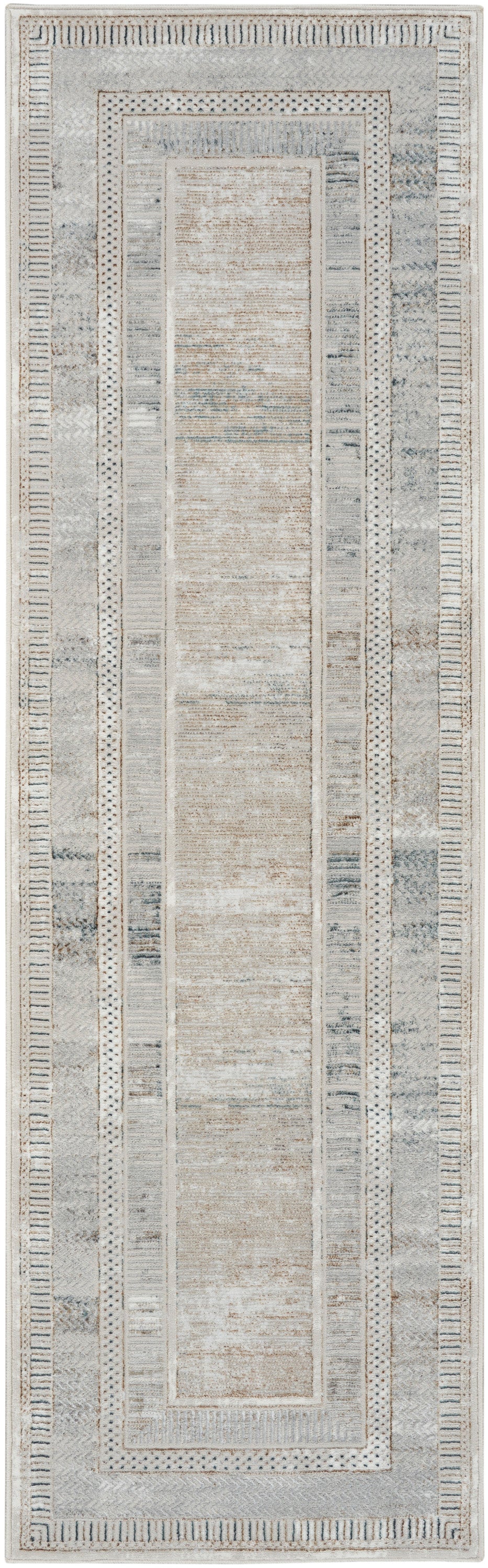 nourison glitz glz07 ivory multicolor rug