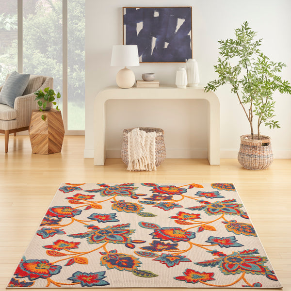 nourison aloha alh31 multicolor rug