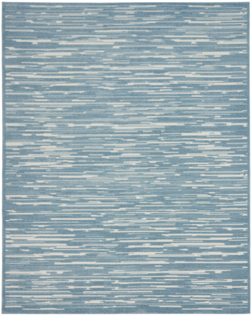 nourison care free caf04 blue rug