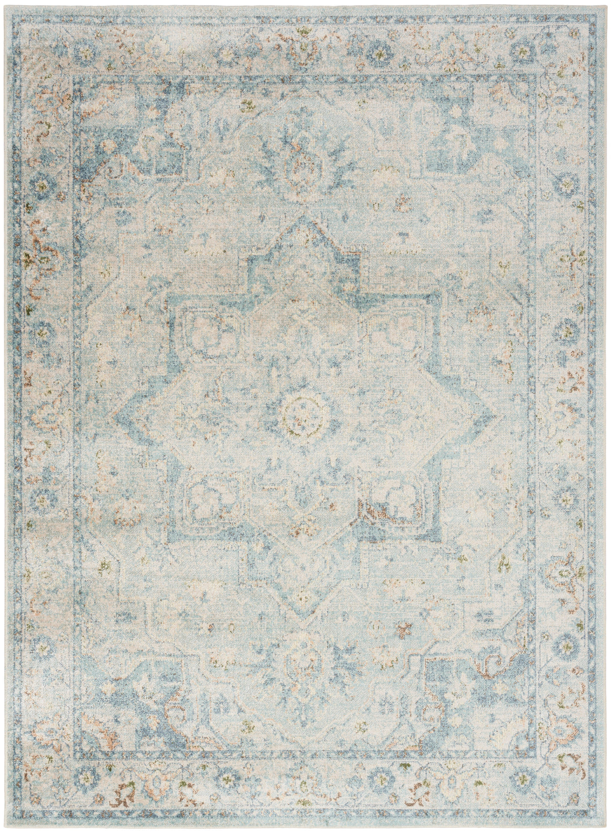 nourison astra machine washable asw12 light blue rug
