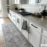 Hauteloom Fatih FATI Beige Machine Made Chenille-Polyester Rug