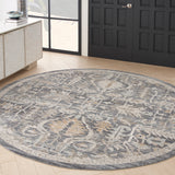 nourison lynx lnx02 navy multicolor rug