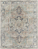 Hauteloom Nisa NISA Brick Red Machine Made Polyester Rug