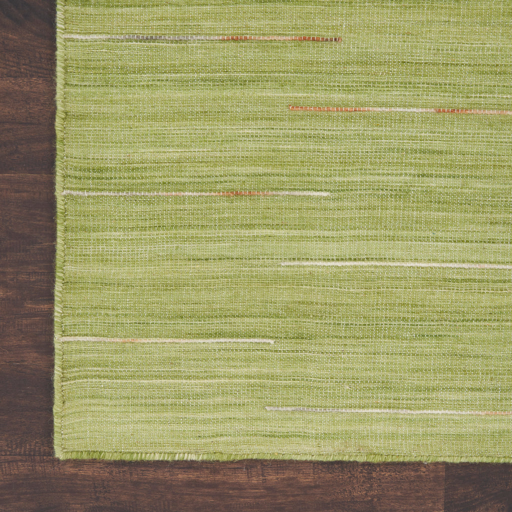 nourison interweave iwv01 green rug