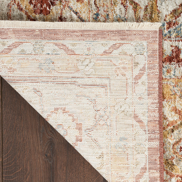nourison sahar shr02 rust rug