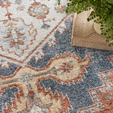 nourison astra machine washable asw11 denim multicolor rug